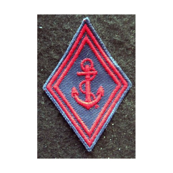LOSANGE DE BRAS MODÈLE 45 : modèle troupe infanterie coloniale tissus lavable INDO