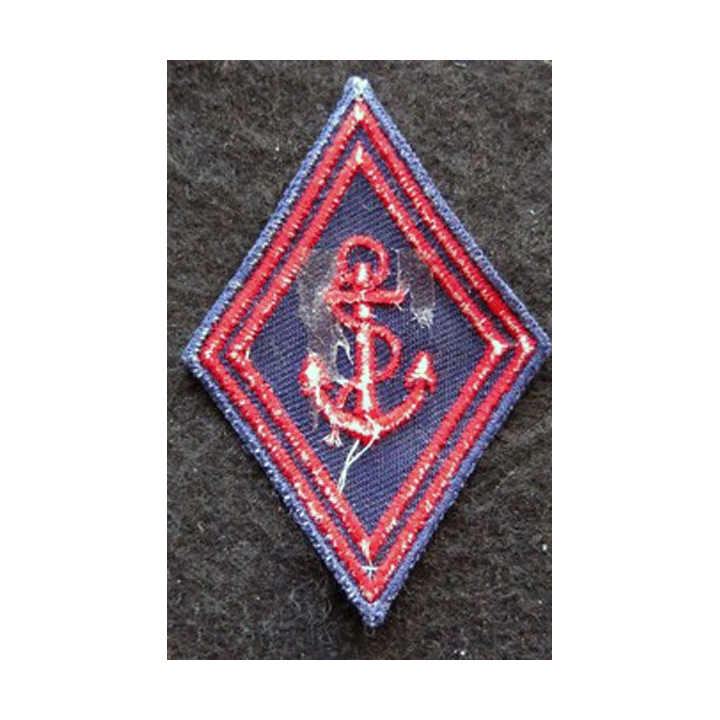 LOSANGE DE BRAS MODÈLE 45 : modèle troupe infanterie coloniale tissus lavable INDO