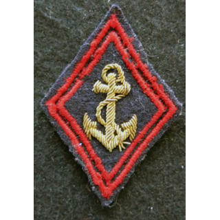 LOSANGE DE BRAS MODÈLE 45 : modèle officiers infanterie coloniale en cannetille