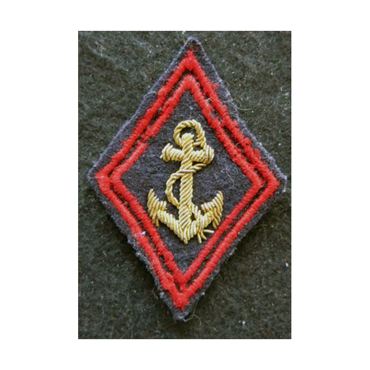 LOSANGE DE BRAS MODÈLE 45 : modèle officiers infanterie coloniale en cannetille