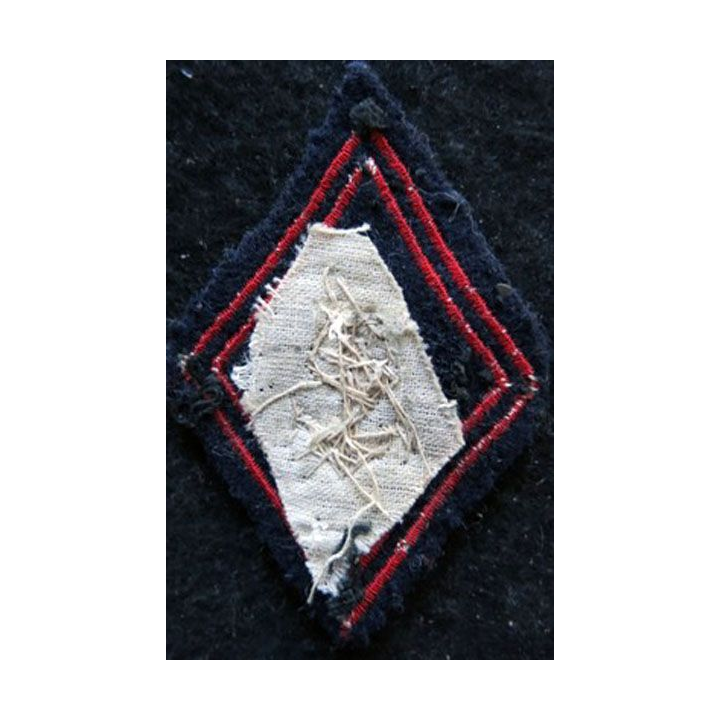 LOSANGE DE BRAS MODÈLE 45 : modèle officiers infanterie coloniale en cannetille (petite ancre)