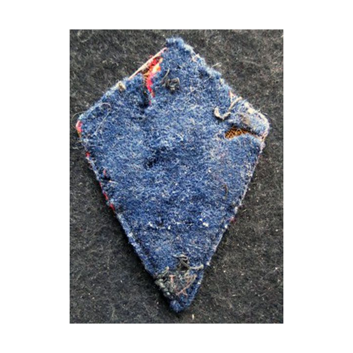 LOSANGE DE BRAS MODÈLE 45 : modèle précoce caporal chef infanterie coloniale période Indochine 1950-1954 cannetille