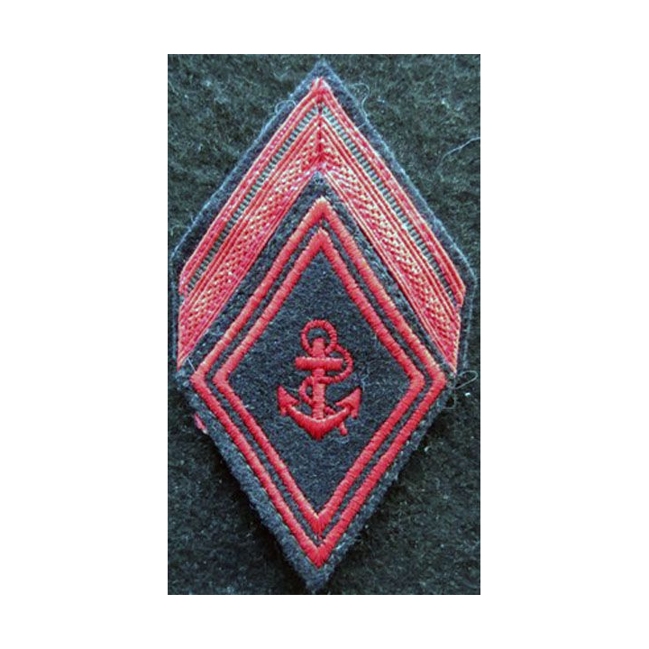 LOSANGE DE BRAS MODÈLE 45 : modèle 1° classe engagé infanterie coloniale petite ancre