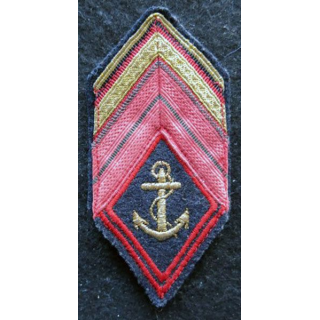 LOSANGE DE BRAS MODÈLE 45 : modèle caporal chef de l' infanterie coloniale ou TDM