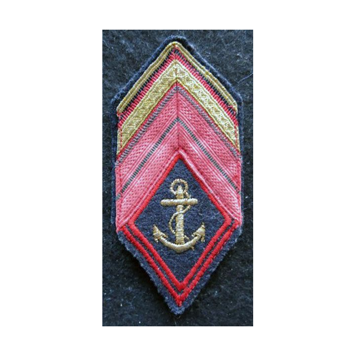LOSANGE DE BRAS MODÈLE 45 : modèle caporal chef de l' infanterie coloniale ou TDM