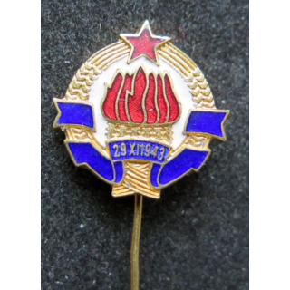 insigne broche commémoratif yougoslave période soviétique