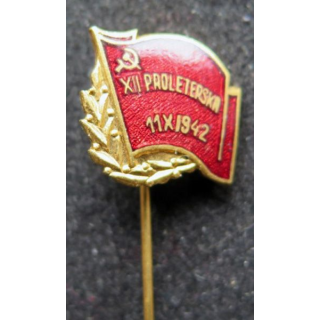 insigne broche commémoratif yougoslave période soviétique