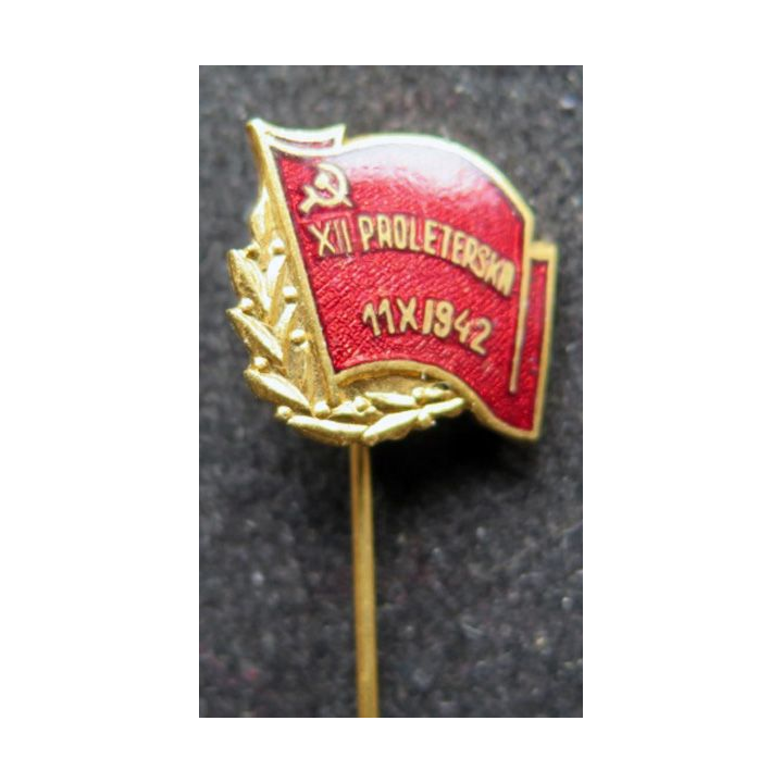insigne broche commémoratif yougoslave période soviétique