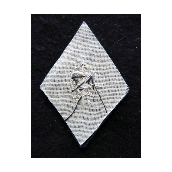 LOSANGE DE BRAS MODÈLE 45 : Ecusson officiers d'état major breveté du Génie en cannetille