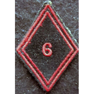 LOSANGE DE BRAS MODÈLE 45 : Ecusson  troupe du 6° régiment de Génie