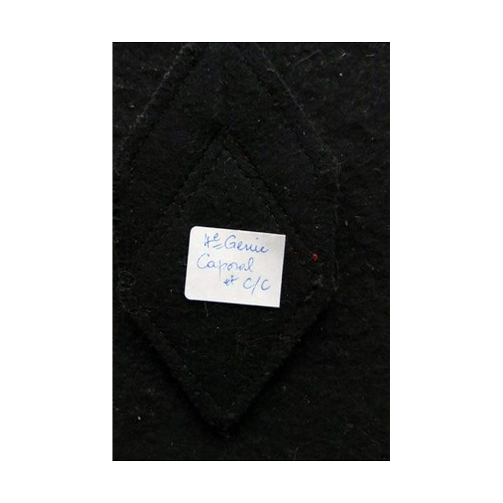 LOSANGE DE BRAS MODÈLE 45 : Ecusson de caporal du 4° régiment de Génie