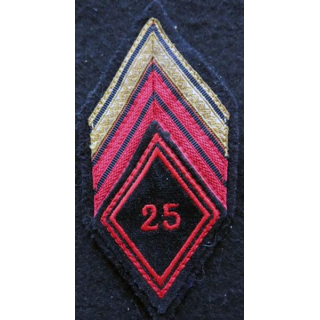 LOSANGE DE BRAS MODÈLE 45 :  caporal chef du 25° régiment de Génie de l'Air