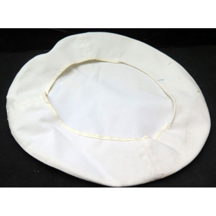Couvre casquette été de l'armée de l'Air en tissu blanc