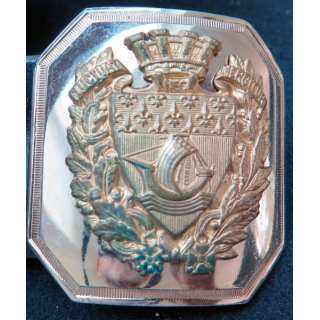 Ceinturon de la garde républicaine gendarmerie en métal doré