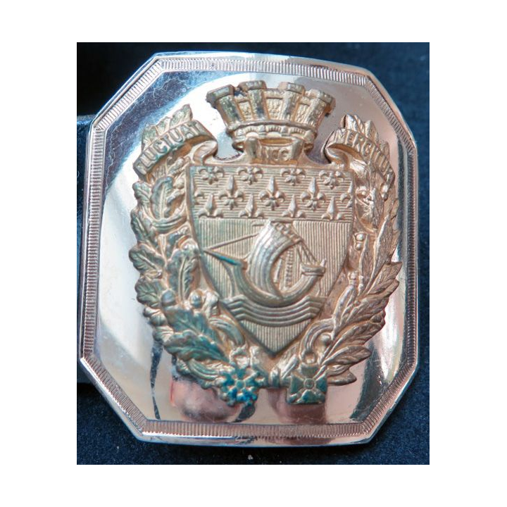 Ceinturon de la garde républicaine gendarmerie en métal doré