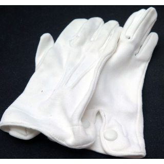 paire de gants blancs tenue de cérémonie petite taille 