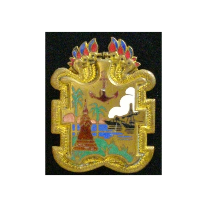 CAMBODGE : GROUPE DES UNITÉS DE GARNISON DE PHNOM PENH ÉMAIL