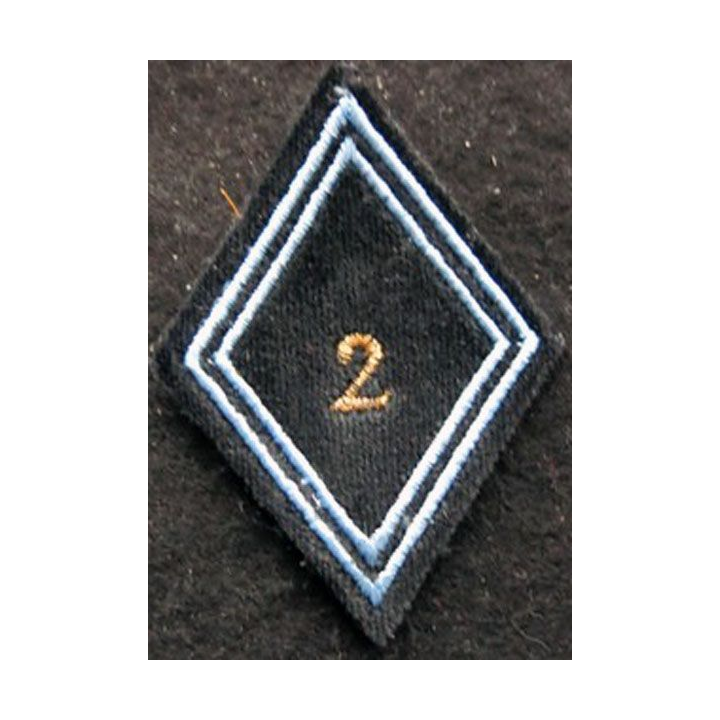 LOSANGE DE BRAS MODÈLE 45 : Ecusson sous officiers de la 2° compagnie de commandement et de Transmissions (CCT)