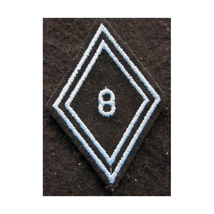 LOSANGE DE BRAS MODÈLE 45 : Ecusson troupe du 8° régiment de Transmissions