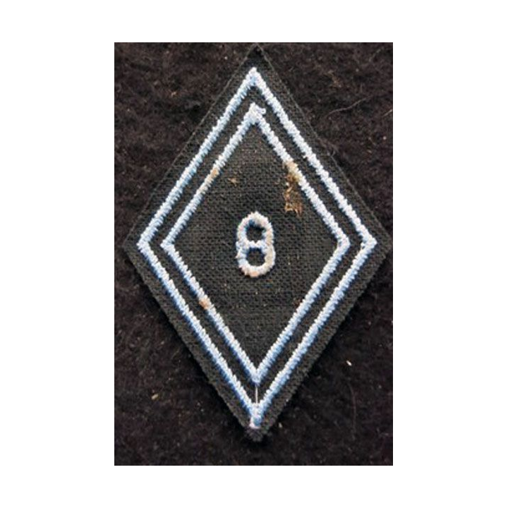 LOSANGE DE BRAS MODÈLE 45 : Ecusson troupe du 8° régiment de Transmissions