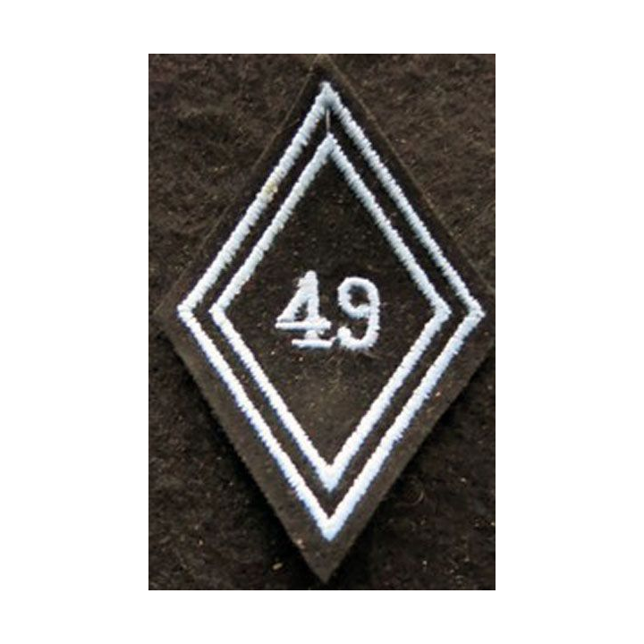 LOSANGE DE BRAS MODÈLE 45 : Ecusson troupe du 49° bataillon de Transmissions