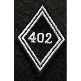 LOSANGE DE BRAS MODÈLE 45 : Ecusson troupe de la 402° compagnie de transmissions