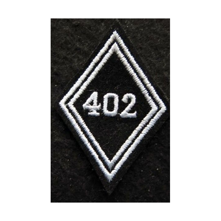 LOSANGE DE BRAS MODÈLE 45 : Ecusson troupe de la 402° compagnie de transmissions