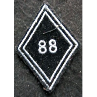 LOSANGE DE BRAS MODÈLE 45 : Ecusson troupe du  Centre d’Instruction des Transmissions n°88 (C.I.T. 88) 1964