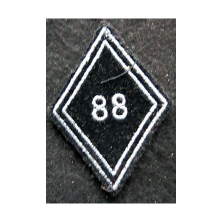 LOSANGE DE BRAS MODÈLE 45 : Ecusson troupe du  Centre d’Instruction des Transmissions n°88 (C.I.T. 88) 1964