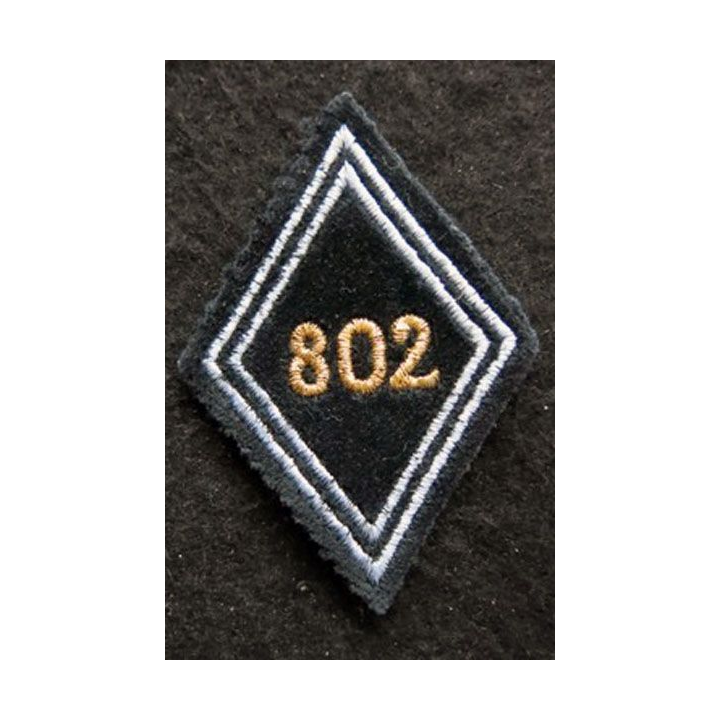 LOSANGE DE BRAS MODÈLE 45 : Ecusson sous officiers du groupe d'exploitation des transmissions n° 802