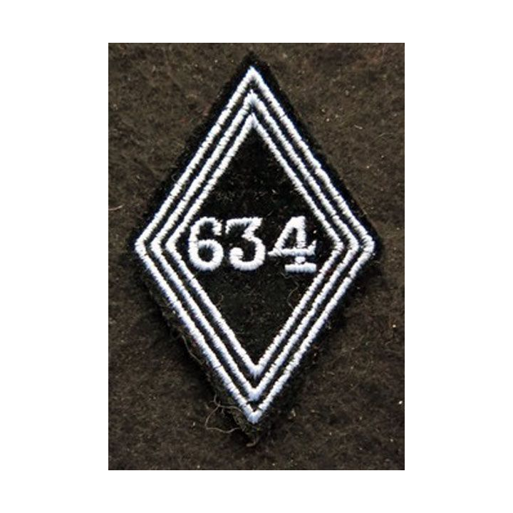 LOSANGE DE BRAS MODÈLE 45 : Ecusson sous officiers de la 636° compagnie de câbles hertziens