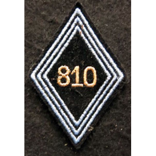 LOSANGE DE BRAS MODÈLE 45 : Ecusson sous officiers du groupe d'exploitation des transmissions n° 802
