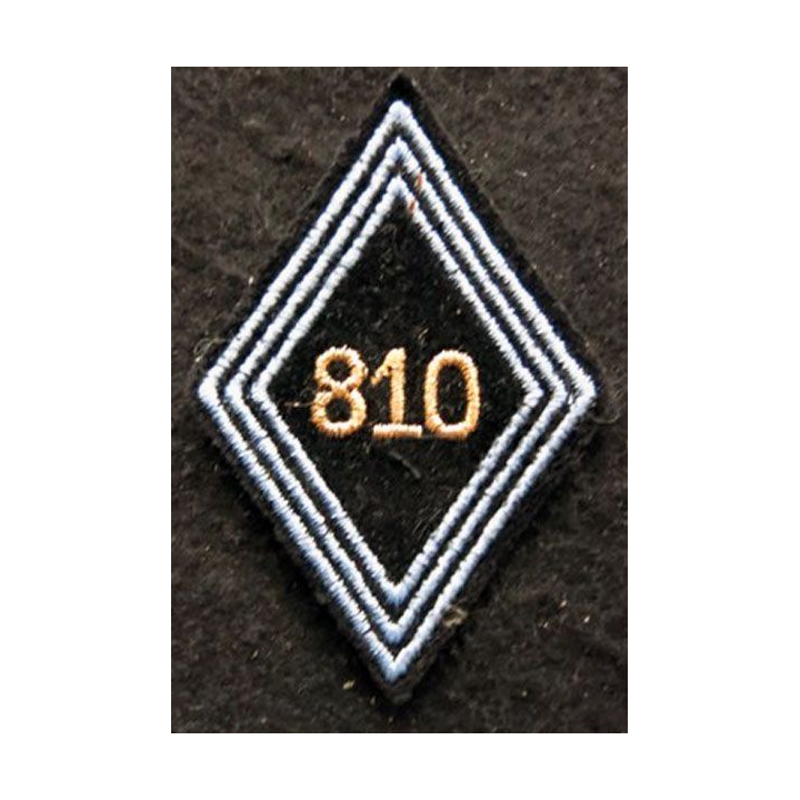 LOSANGE DE BRAS MODÈLE 45 : Ecusson sous officiers du groupe d'exploitation des transmissions n° 802