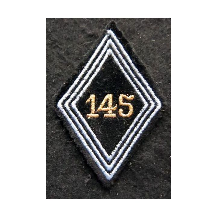 LOSANGE DE BRAS MODÈLE 45 : Ecusson sous officiers 2° compagnie du 145° bataillon de Transmissions