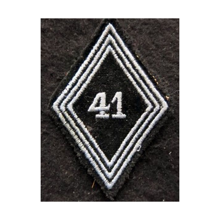 LOSANGE DE BRAS MODÈLE 45 : Ecusson troupe 41° Régiment de Transmissions Maroc