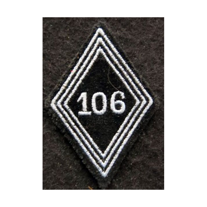 LOSANGE DE BRAS MODÈLE 45 : Ecusson troupe de la 106° compagnie mixte des Transmissions