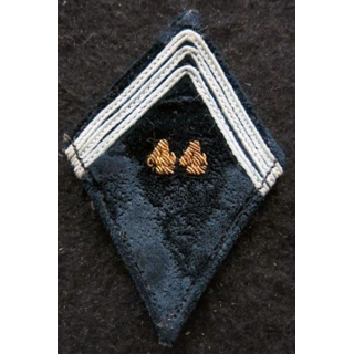 LOSANGE DE BRAS MODÈLE 45 : Ecusson précoce officier 44° Bataillon de Transmissions INDO 1949