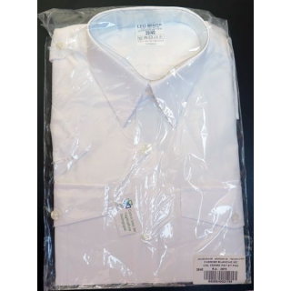Chemise blanche neuve manche courte Léo Minor taille 39-40