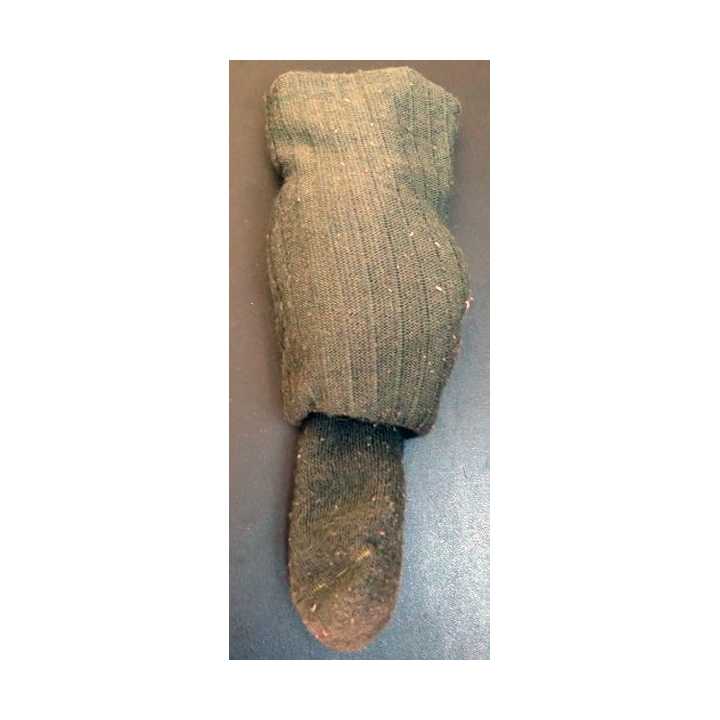 Paire de chaussettes vertes épaisses d'occasion taille 42/44