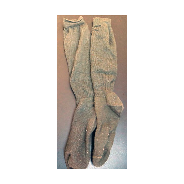 Paire de chaussettes vertes épaisses d'occasion taille 42/44