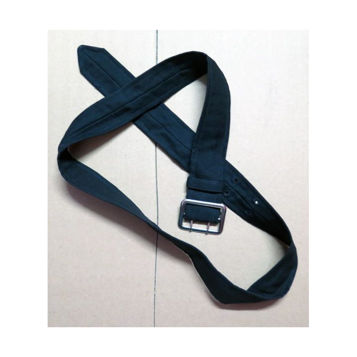 ceinture d'uniforme de veste de gendarmerie en tissu noir