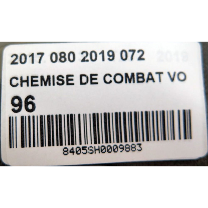 chemise F1 de combat VO Taille 96 fabrication Biotex technologie Neuve