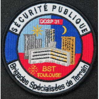Insigne tissu de la sécurité piublique DDSP 31 BST Toulouse