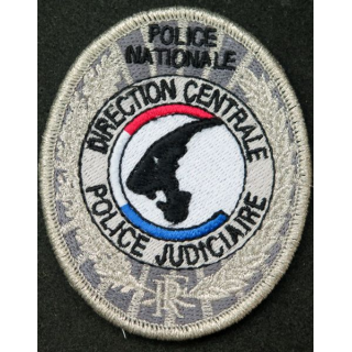 Insigne tissu de la Direction Centrale de la Police Judiciaire sur scratch