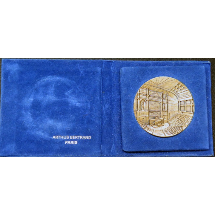 Médaille de l'assemblée nationale française en bronze et en relief diamètre 5 cm