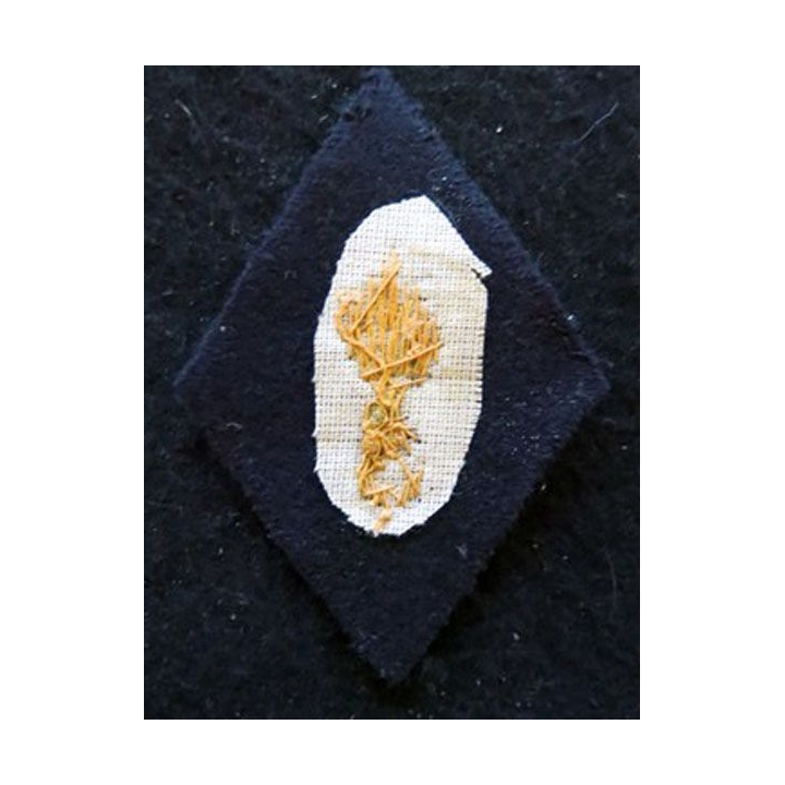 LOSANGE DE BRAS MODÈLE 45 : Ecusson modèle sous officiers PFAT GSEM ancien statut en cannetille