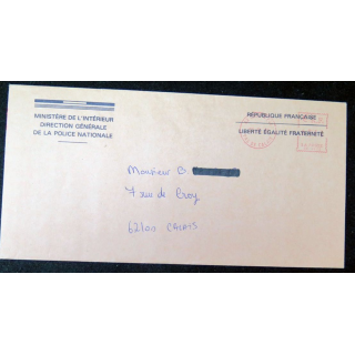 Enveloppe de la Direction générale de la Police Nationale