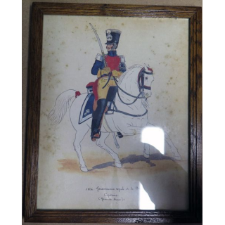 Cadre : 1824 Gendarmerie royale de la Corse (Capitaine Grande tenue)