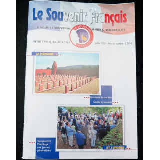 Le Souvenir Français N° 523 : bulletin Juillet 2021