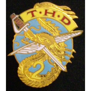 VIETNAM : 2°T.H.D COMPAGNIE DE QUARTIER GÉNÉRAL ÉMAIL